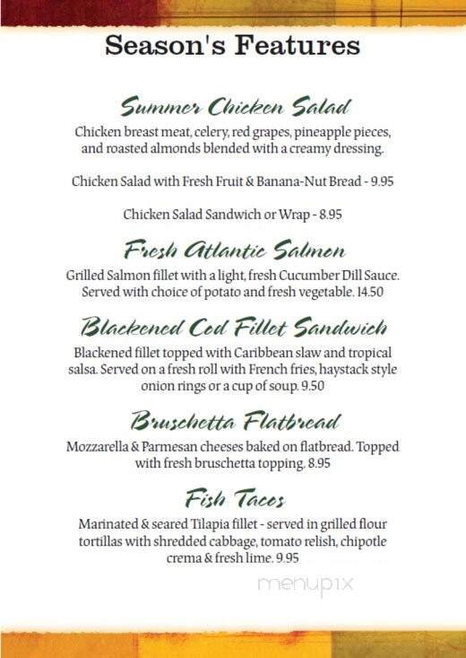 Milwaukee Grill Incorporated - Janesville, WI menu_pic