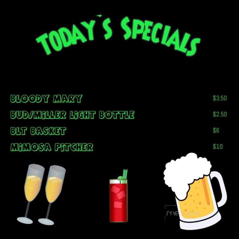 Yesterdays Bar & Grill - Bryan, TX menu_pic