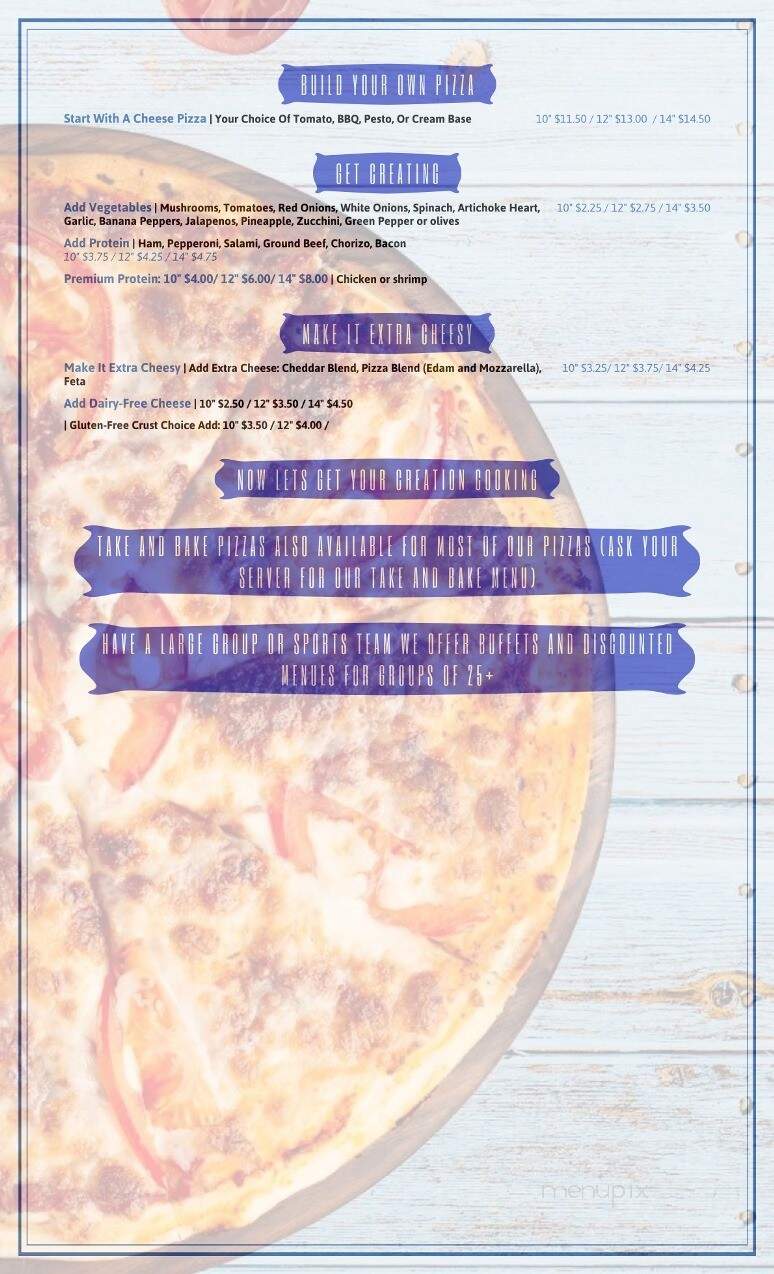 New York Style Pizza & Pasta - Nanaimo, BC menu_pic