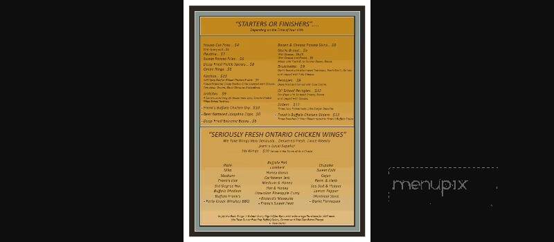 R U Serious Restaurant - Guelph, ON menu_pic
