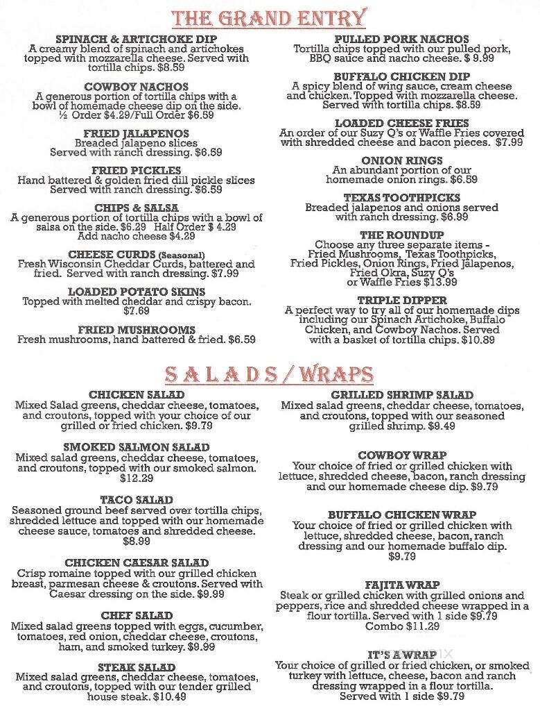 Lucky J Restaurant & Arena - Carthage, MO menu_pic