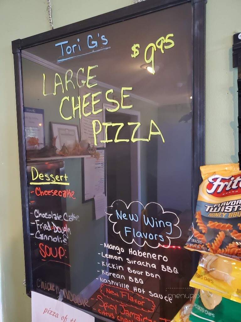 Tori G's - Catskill, NY menu_pic