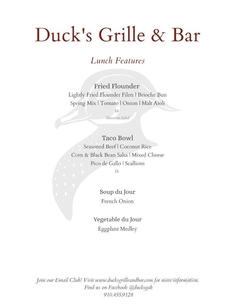 Ducks Grille & Bar - Jacksonville, NC