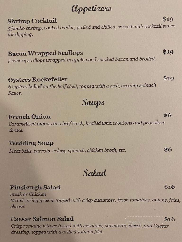 Somerset Country Club - Somerset, PA menu_pic