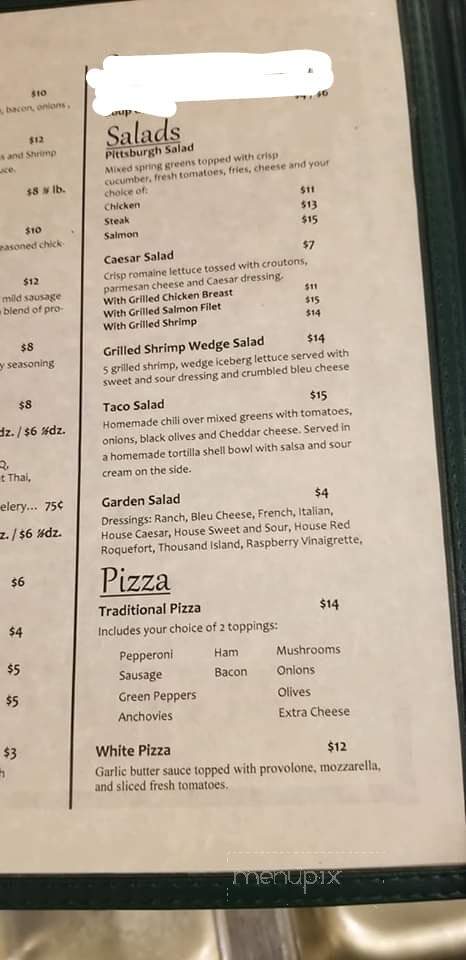 Somerset Country Club - Somerset, PA menu_pic