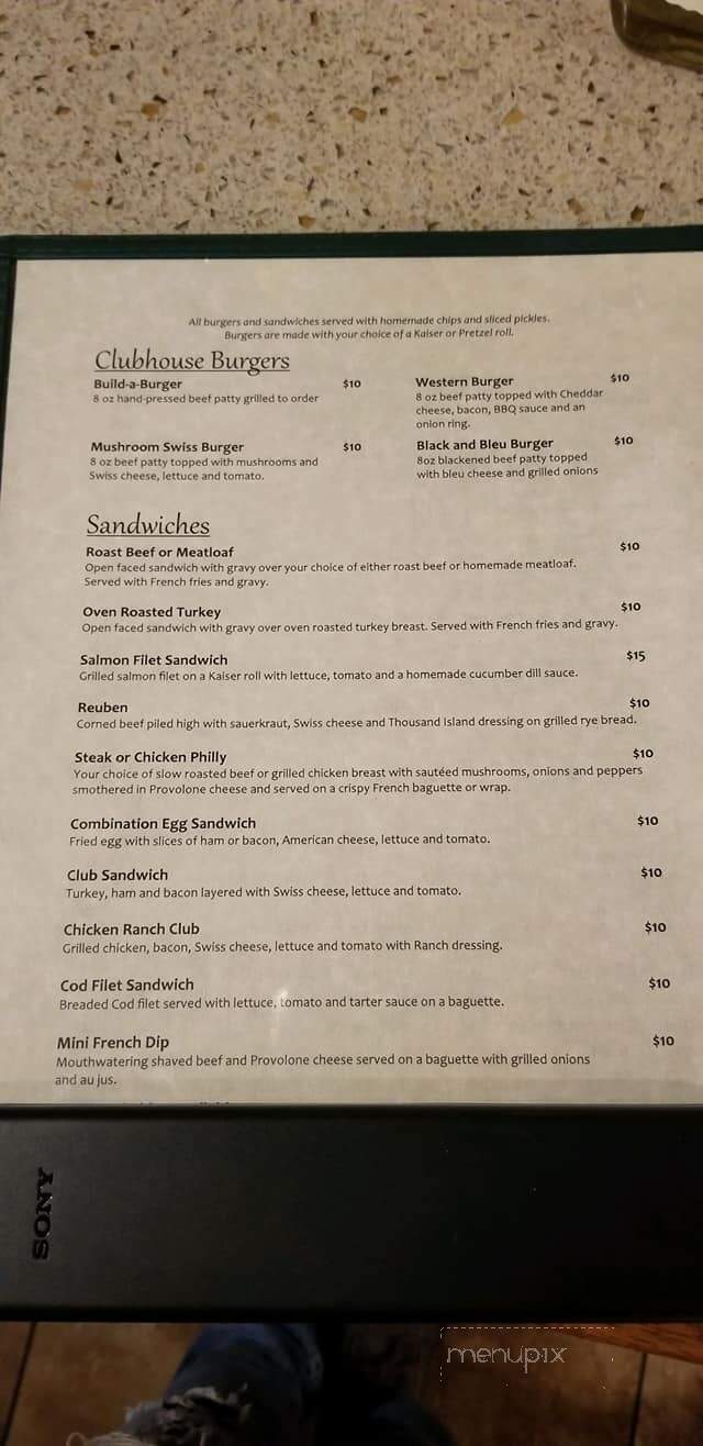Somerset Country Club - Somerset, PA menu_pic