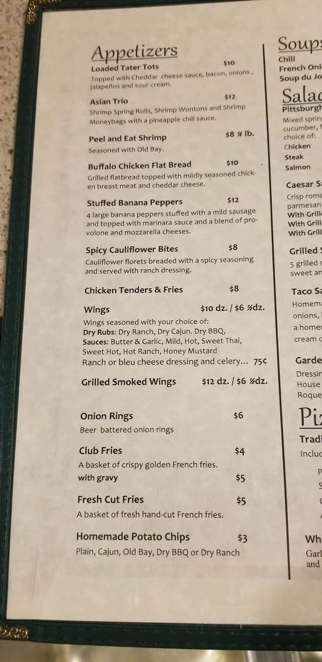 Somerset Country Club - Somerset, PA menu_pic