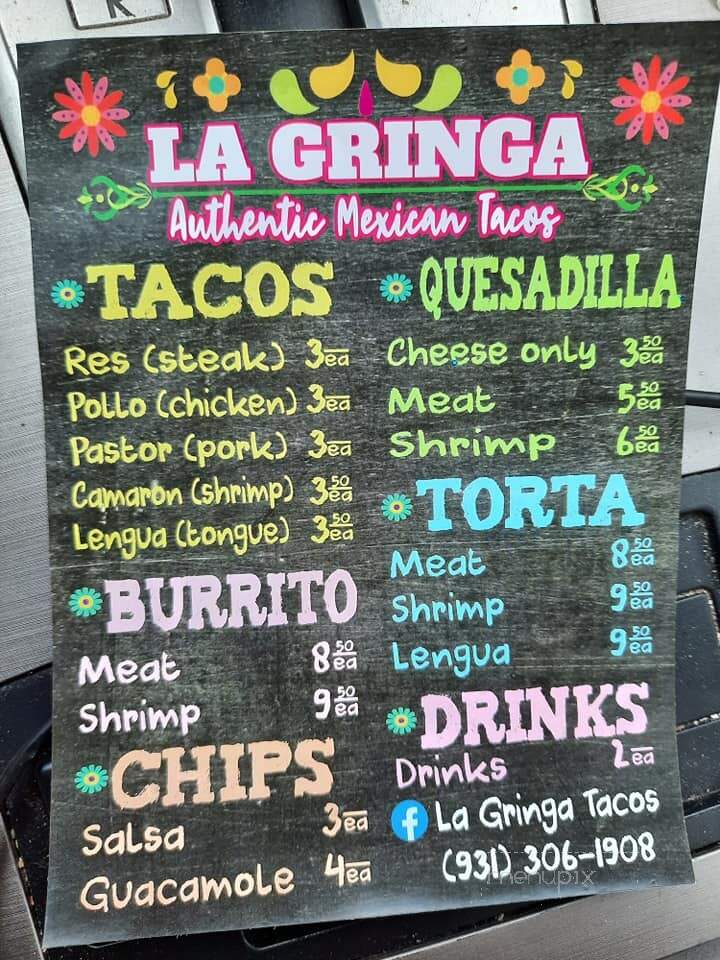 Clifton Marina - Clifton, TN menu_pic