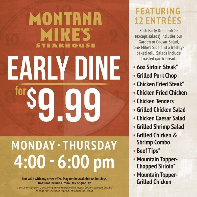 Montana Mike's Steakhouse - New Braunfels, TX menu_pic
