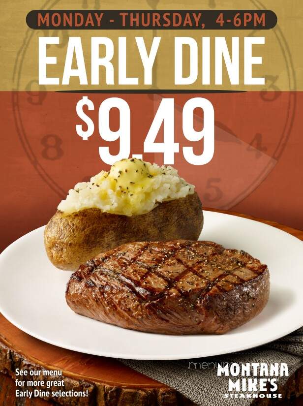 Montana Mike's Steakhouse - New Braunfels, TX menu_pic