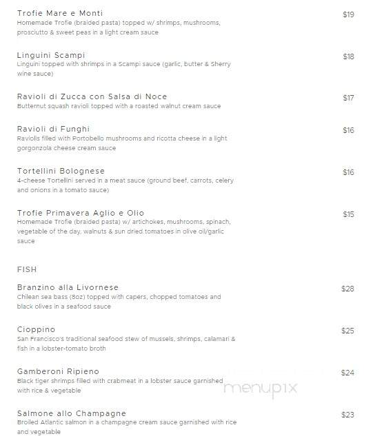 Rafagino Italian Restaurant - Burke, VA menu_pic