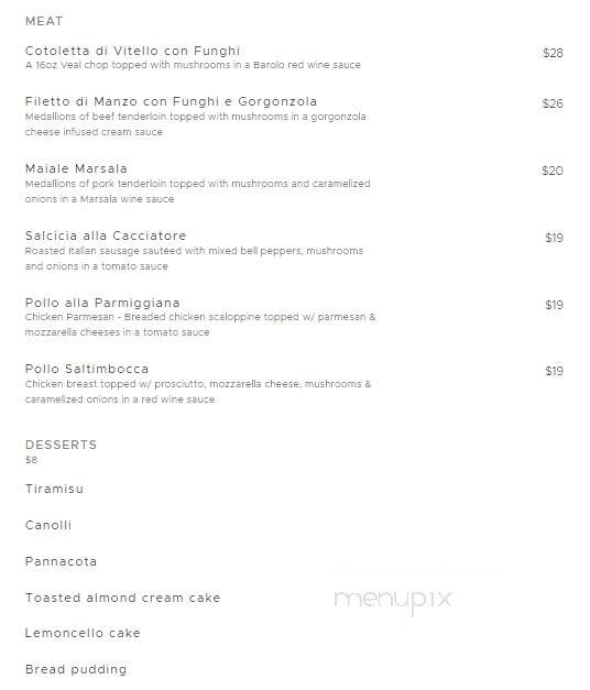 Rafagino Italian Restaurant - Burke, VA menu_pic