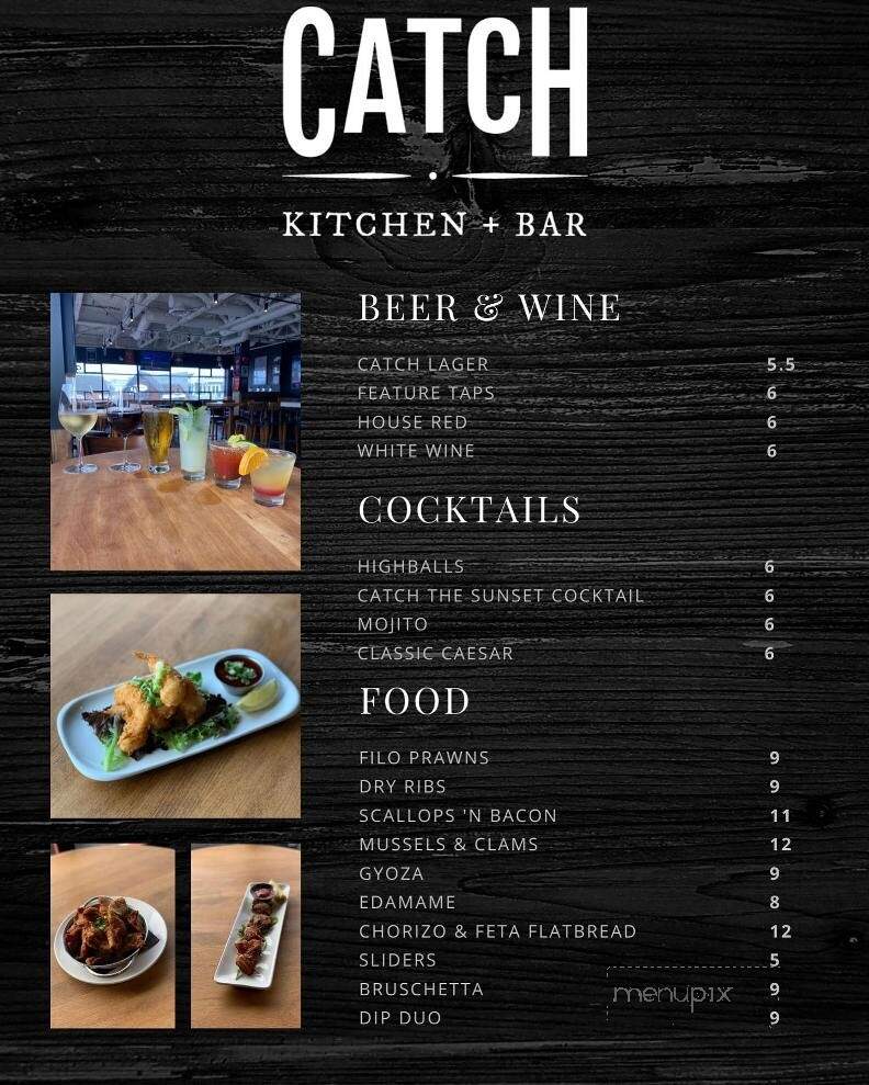 Catch Kitchen + Bar - Richmond, BC menu_pic