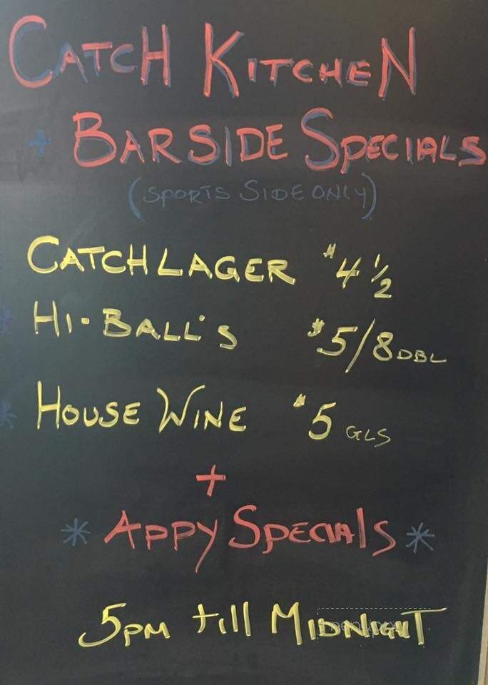 Catch Kitchen + Bar - Richmond, BC menu_pic