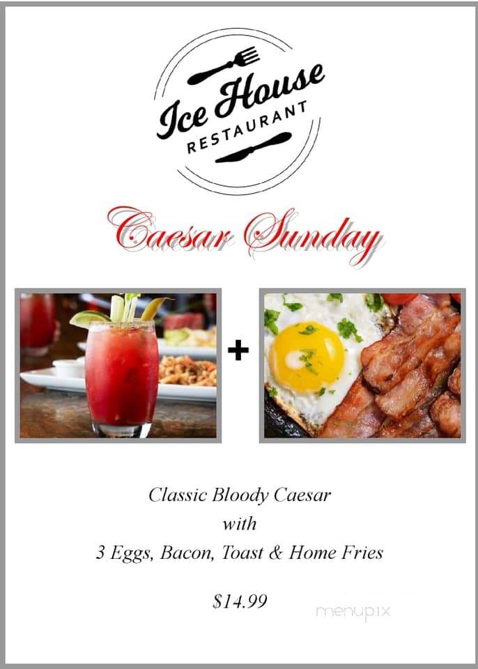 Ice House Restaurant - Campbellville, ON menu_pic