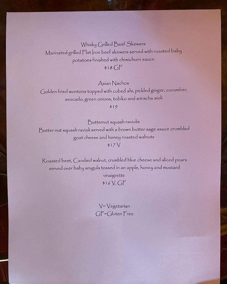 Golden Era - Nevada City, CA menu_pic