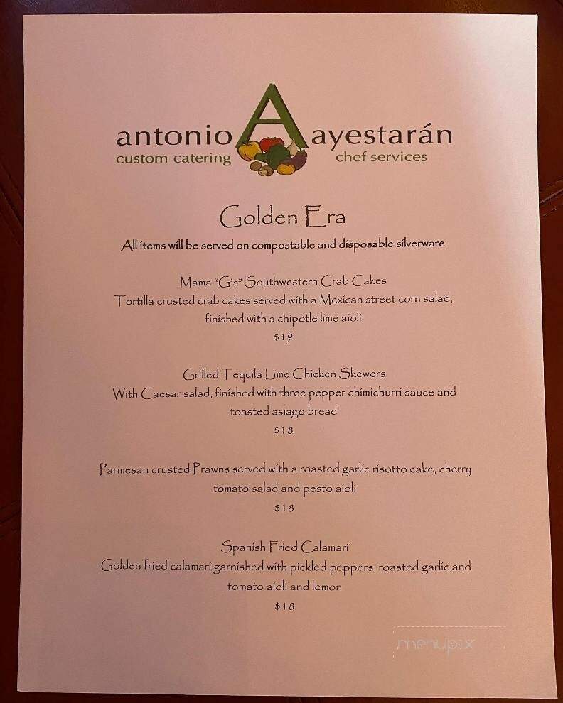 Golden Era - Nevada City, CA menu_pic