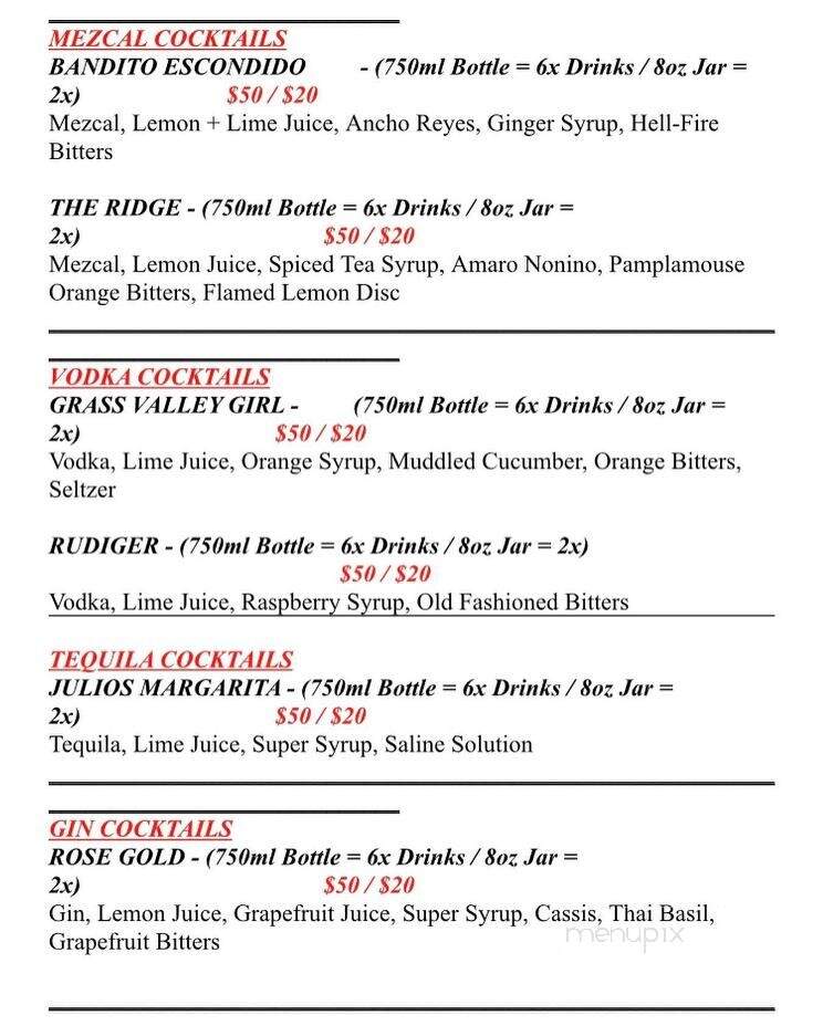 Golden Era - Nevada City, CA menu_pic