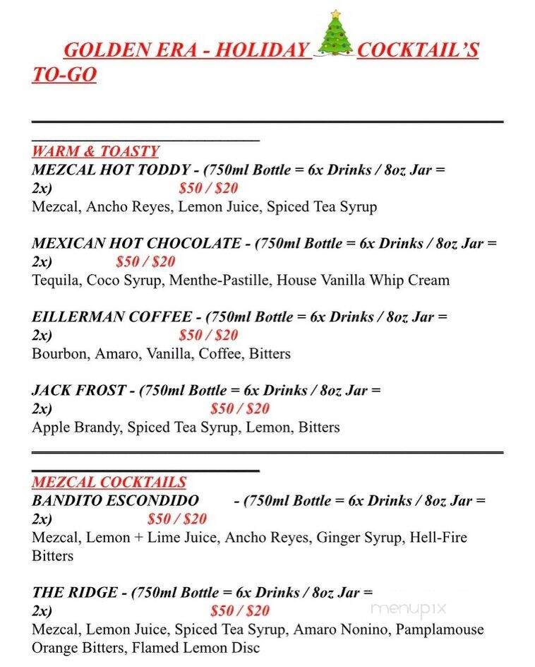 Golden Era - Nevada City, CA menu_pic