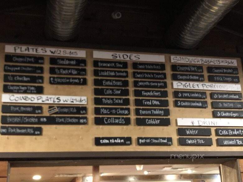 Smokin Pig - Easley, SC menu_pic