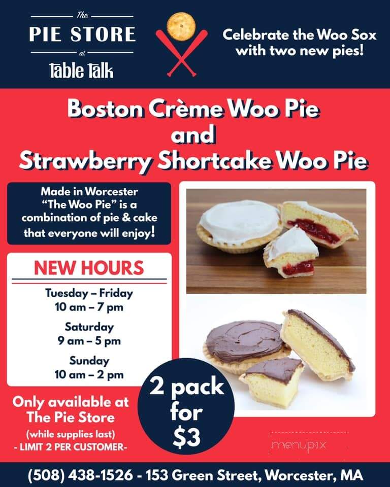 Table Talk Pies - Worcester, MA