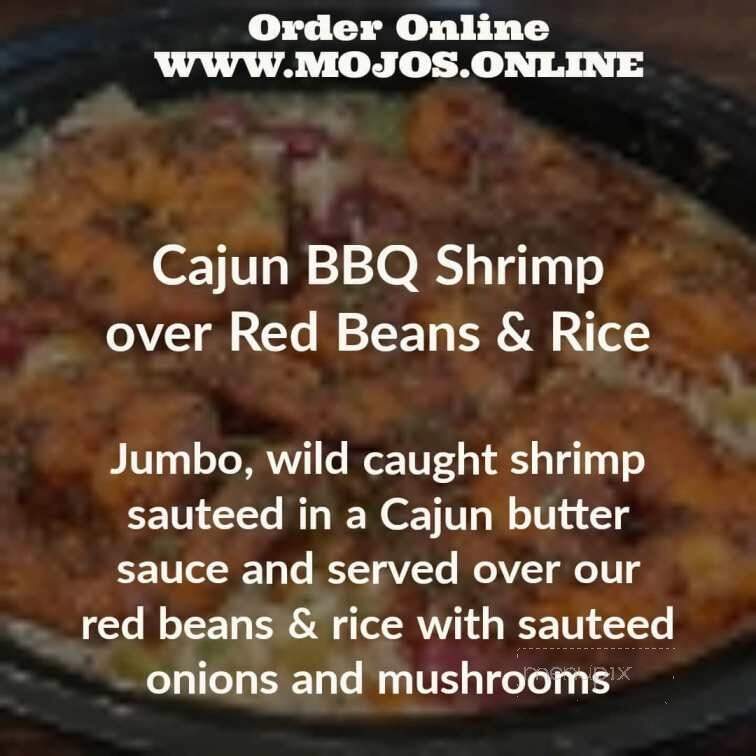 MoJo's Pasta House and Cajun Cook Shack - Marshfield, WI menu_pic