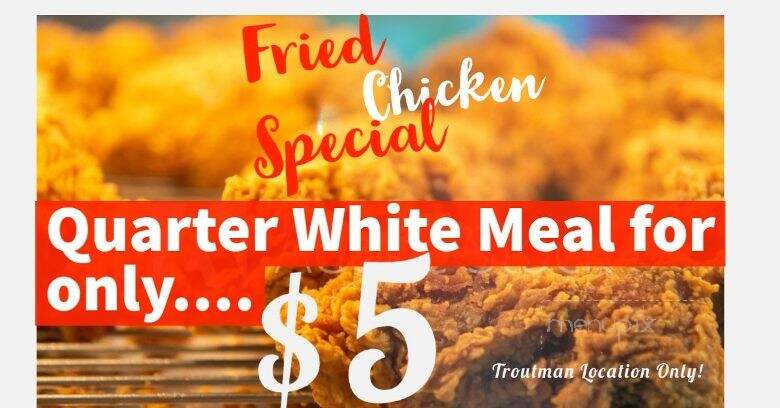Dixie's Fish & Chicken - Troutman, NC menu_pic