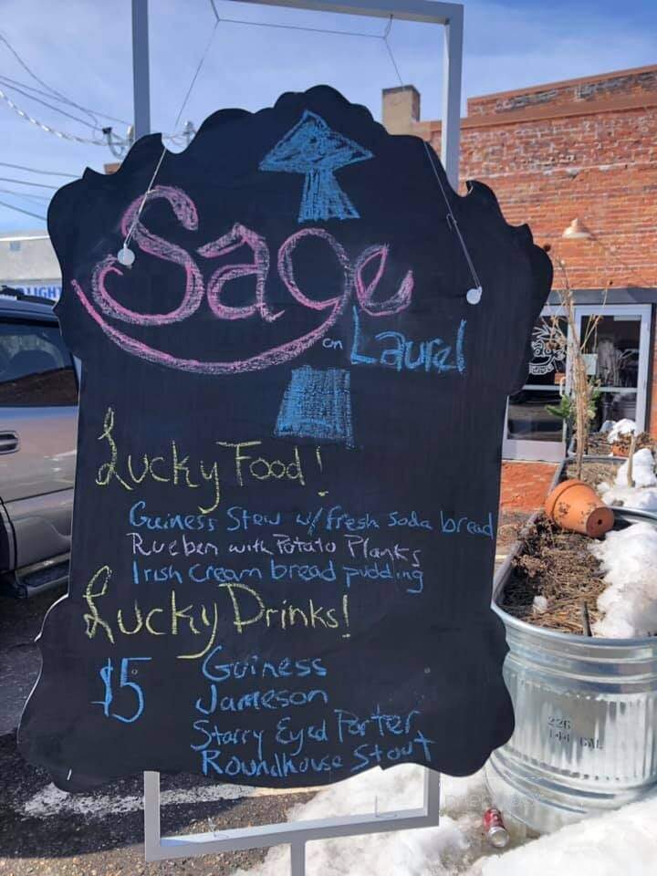 Sage on Laurel - Brainerd, MN menu_pic
