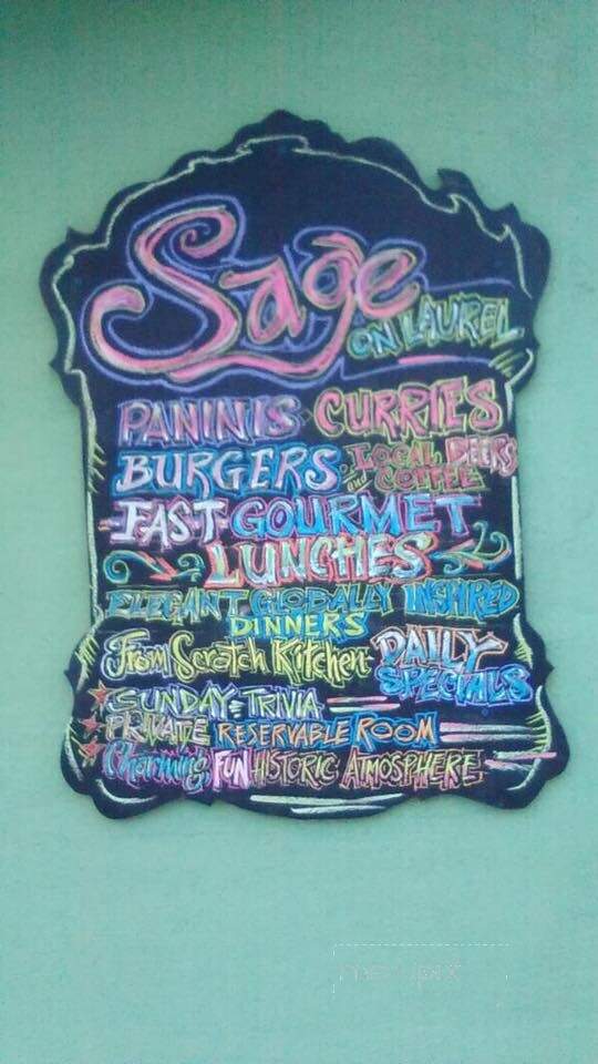 Sage on Laurel - Brainerd, MN menu_pic