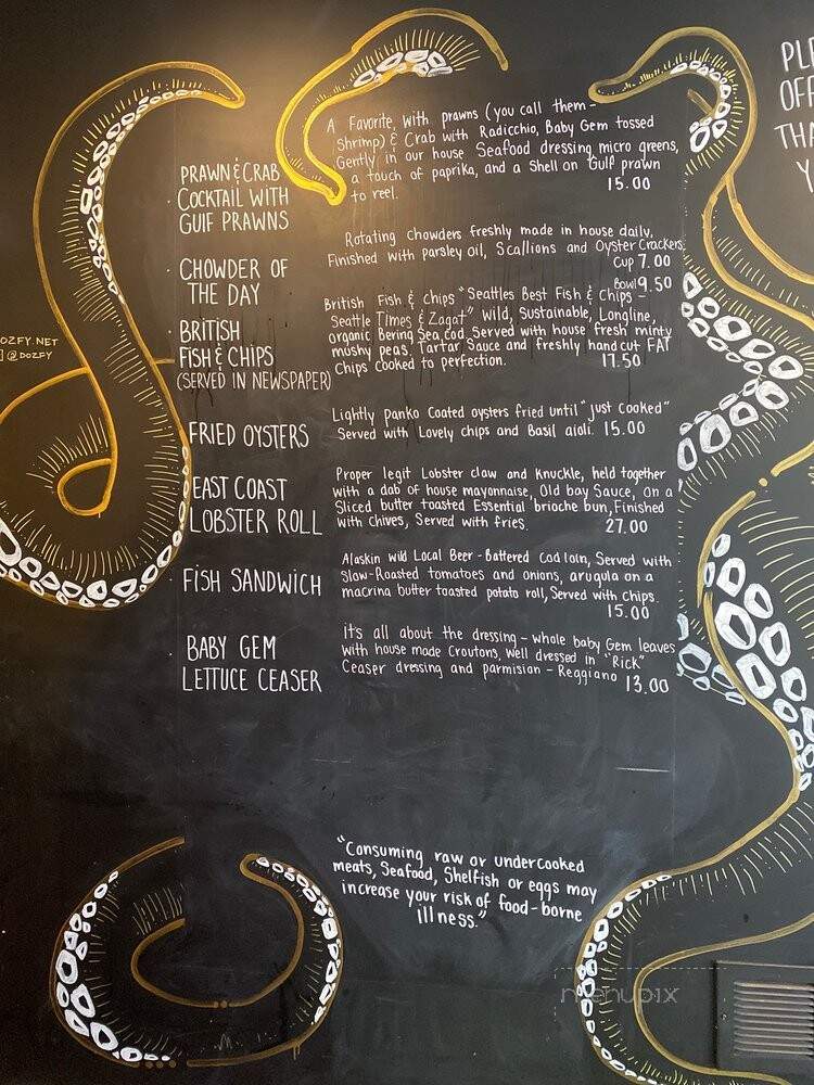 Proper Fish - Bainbridge Island, WA menu_pic