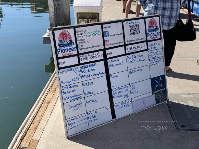 Pioneer Seafoods - Redwood city harbor, CA menu_pic