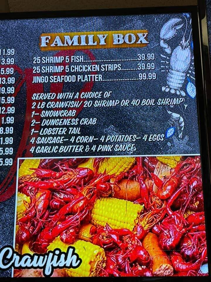 Jingo Cajun Eatery - Vidor, TX menu_pic