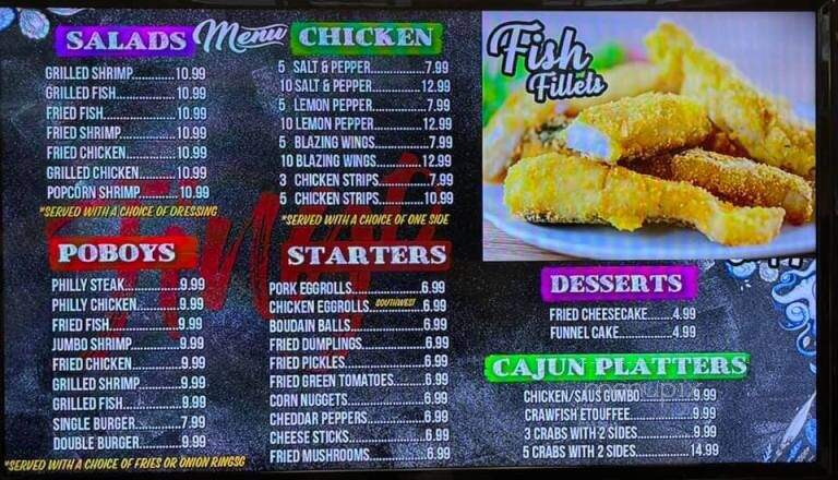 Jingo Cajun Eatery - Vidor, TX menu_pic