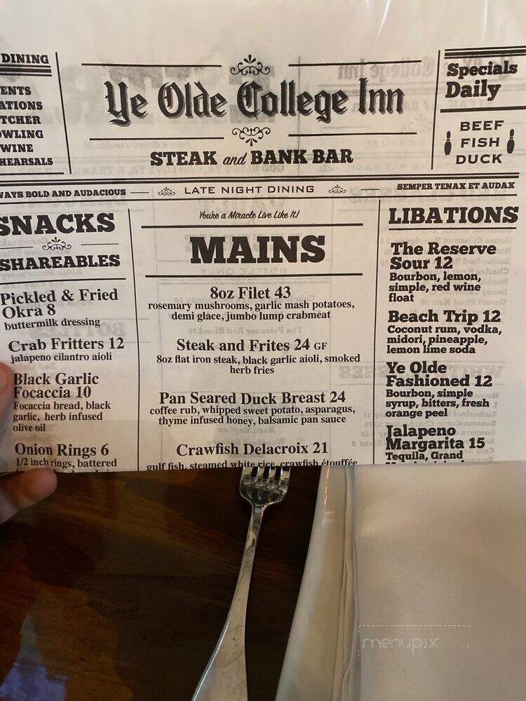 Ye Olde College Inn Steak & Bank Bar - Lafayette, LA