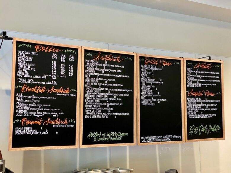 Lucia's Craft Sandwich - Martinez, CA menu_pic