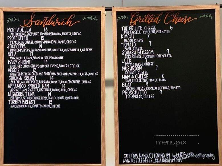 Lucia's Craft Sandwich - Martinez, CA menu_pic