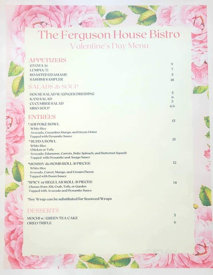 Ferguson House Bistro & Bar - Nashville, IN