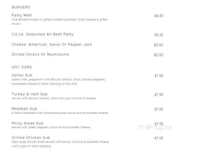 Bell Mell Tavern - Port Clinton, OH menu_pic
