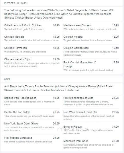 Pardini's Cafe and Grille - Fresno, CA menu_pic