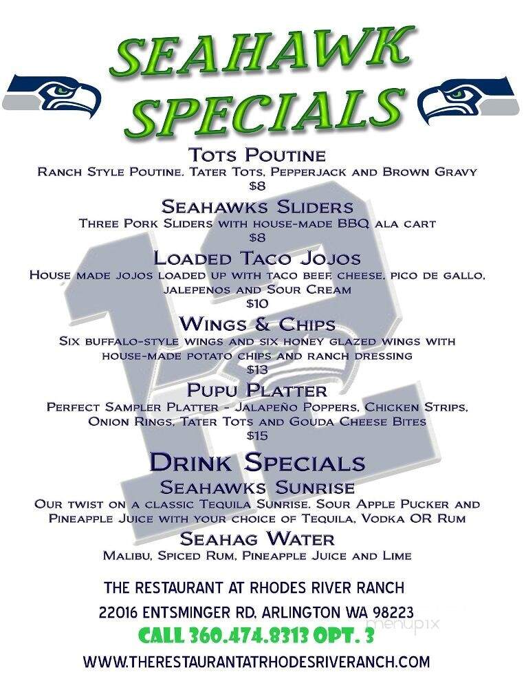 Rhodes River Ranch - Arlington, WA menu_pic