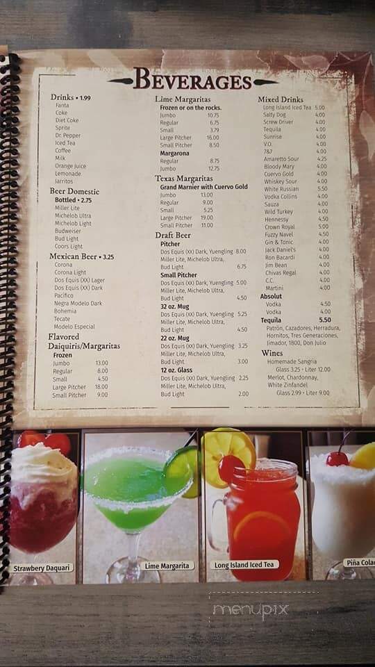 Los Amigos Mexican Grill - Tell City, IN menu_pic