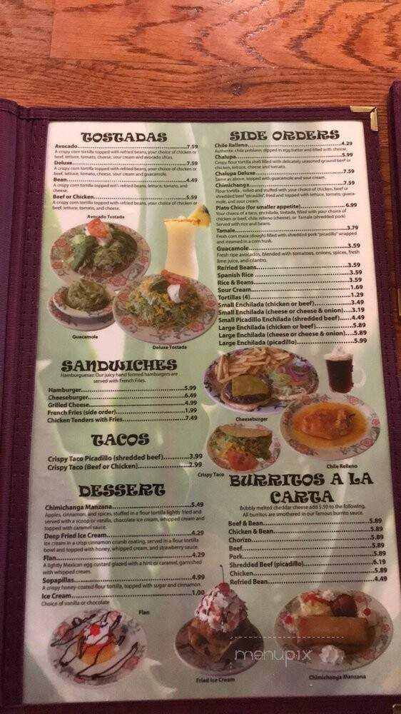 Mi Mexico - Burlington, WA menu_pic