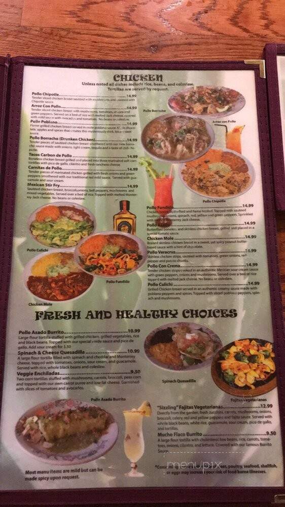 Mi Mexico - Burlington, WA menu_pic
