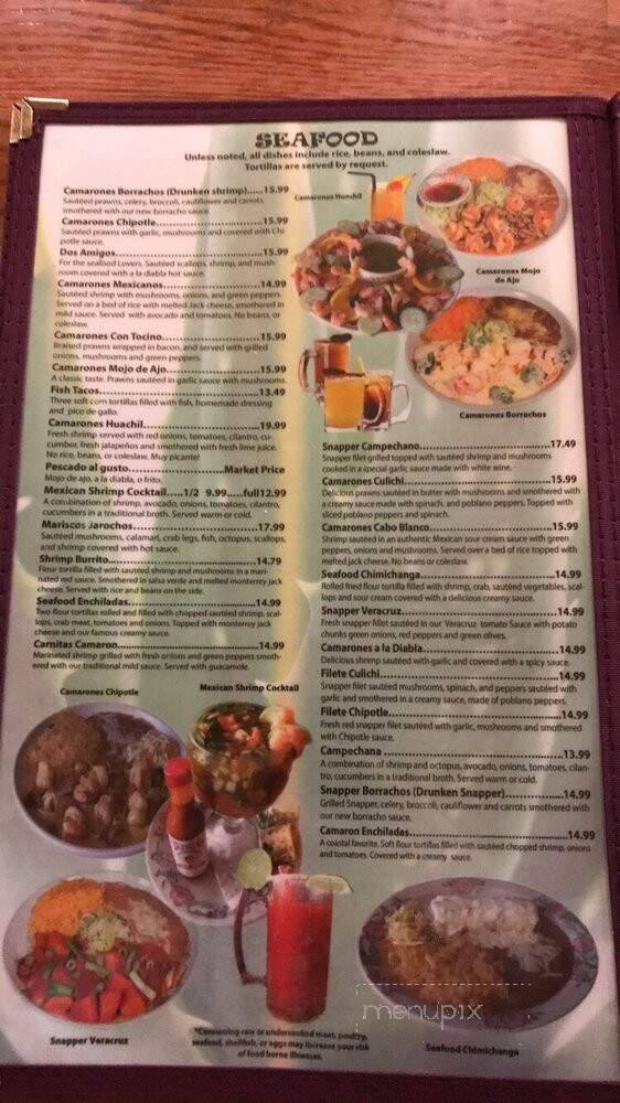 Mi Mexico - Burlington, WA menu_pic