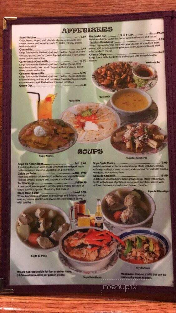 Mi Mexico - Burlington, WA menu_pic