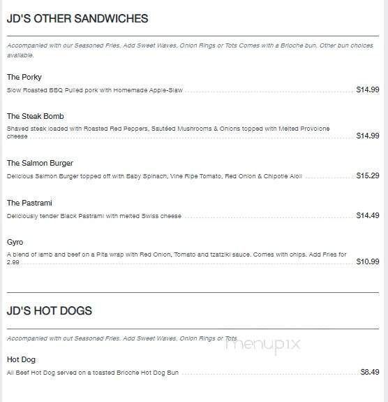 JD's Burger Company - Sandwich, MA
