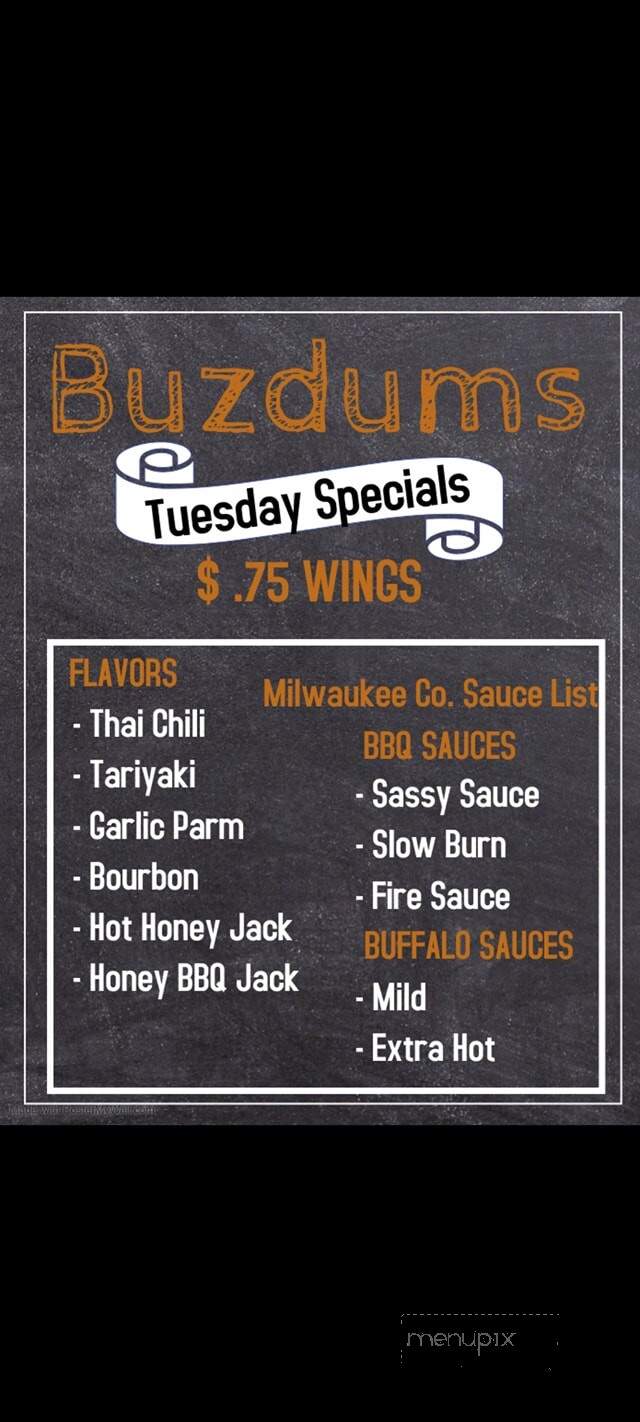 Buzdums Pub and Grill - Germantown, WI