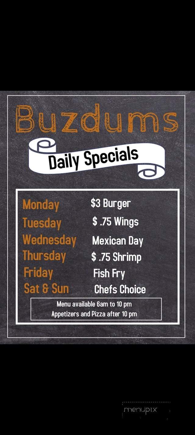 Buzdums Pub and Grill - Germantown, WI