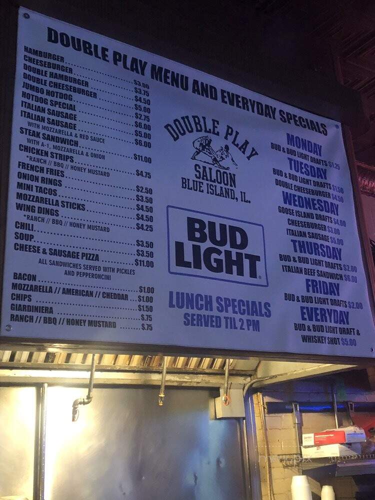 Double Play Saloon - Blue Island, IL menu_pic