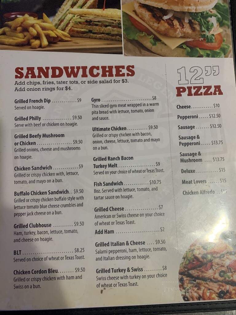 Locker Room - Coleraine, MN menu_pic